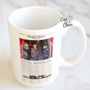 2/$40 Inauguration NYT President Obama Mug